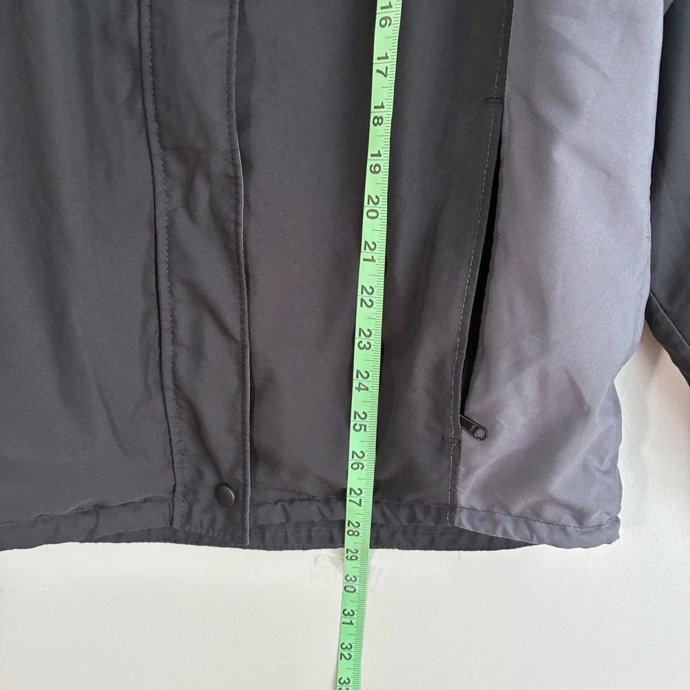 Vtg Forrester's Gore-Tex Jacket Mens M Gray Black Colorblock Full Zip USA Oregon